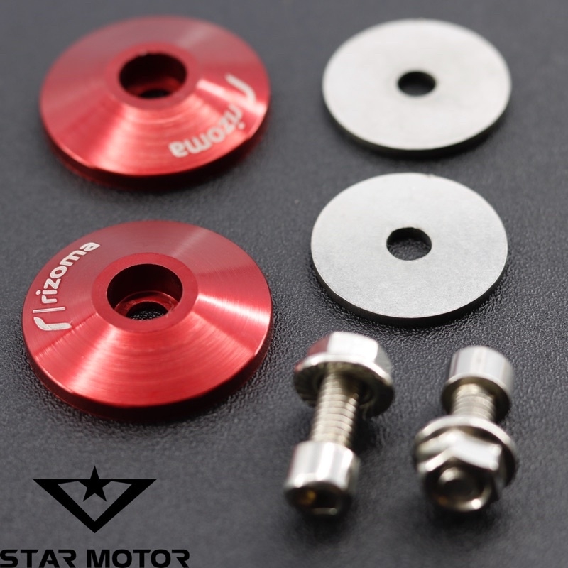 Núm, ốc bịt chân gương xe SH, SH Mode, Vision mẫu mới kèm ốc inox + long đền