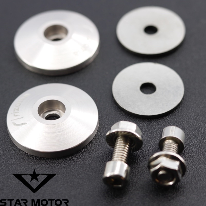 Núm, ốc bịt chân gương xe SH, SH Mode, Vision mẫu mới kèm ốc inox + long đền