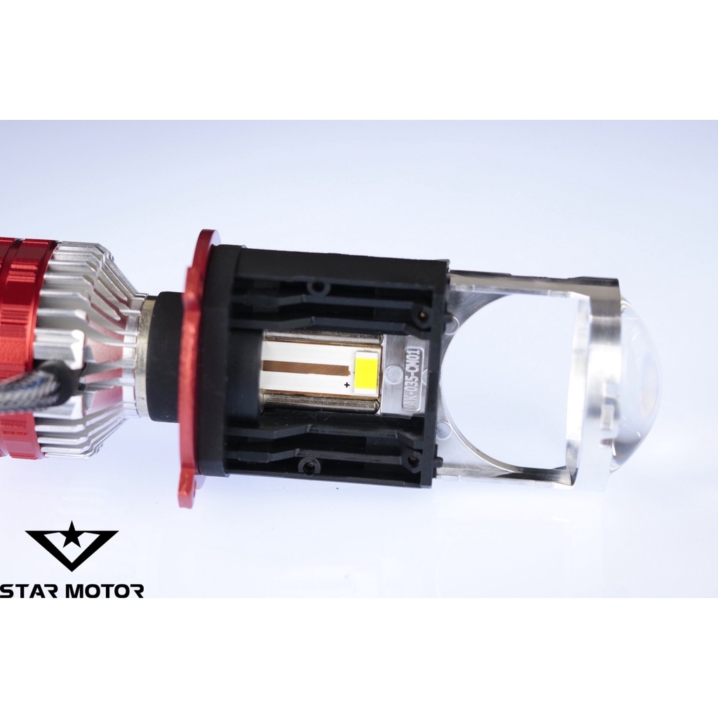 [Mã LIFE25PB100K giảm 10% đơn 300K] Bi cầu LED Mini - Bóng đèn pha LED bi cầu V80 gắn xe máy - ô tô chân H4
