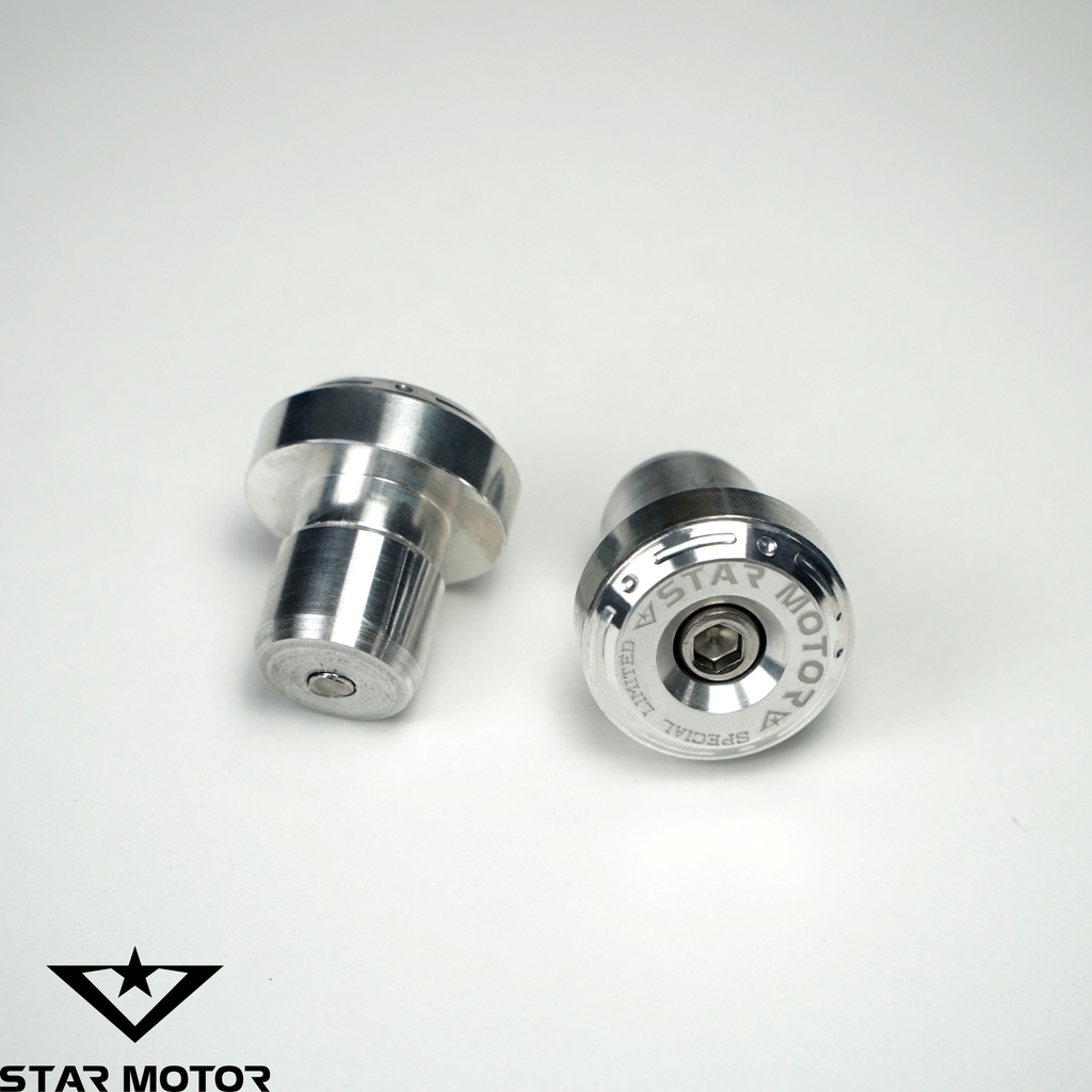 Gù tay lái nhôm Star Motor đi kèm căn nhôm + ốc inox