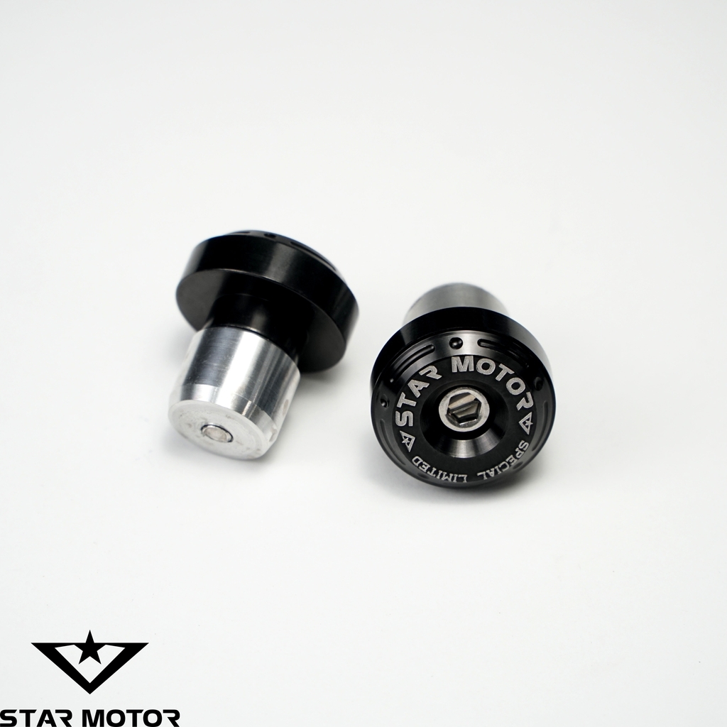 Gù tay lái nhôm Star Motor đi kèm căn nhôm + ốc inox