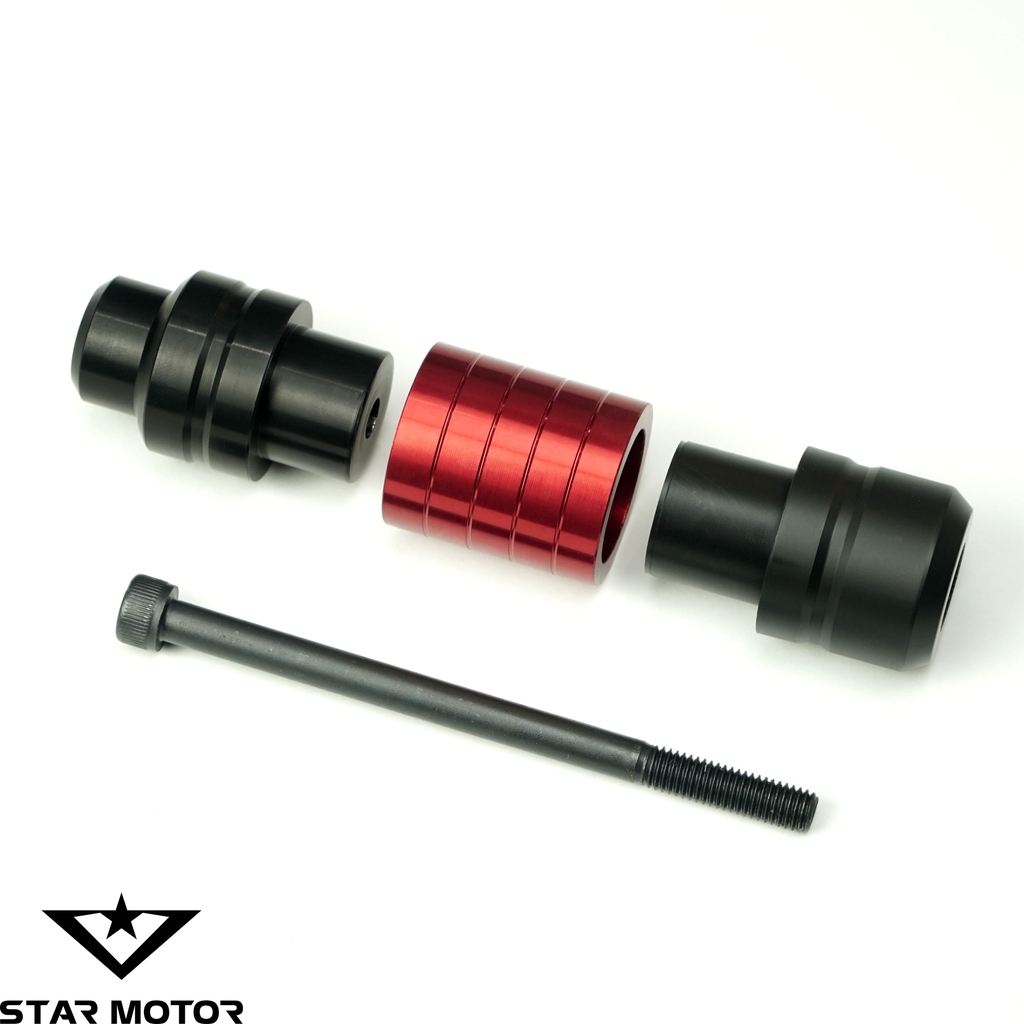 Gù chống đổ Motor cao cấp nhôm đặc 3 khúc dành cho các dòng xe Exciter, Winner, PKL, PKN, CBR …