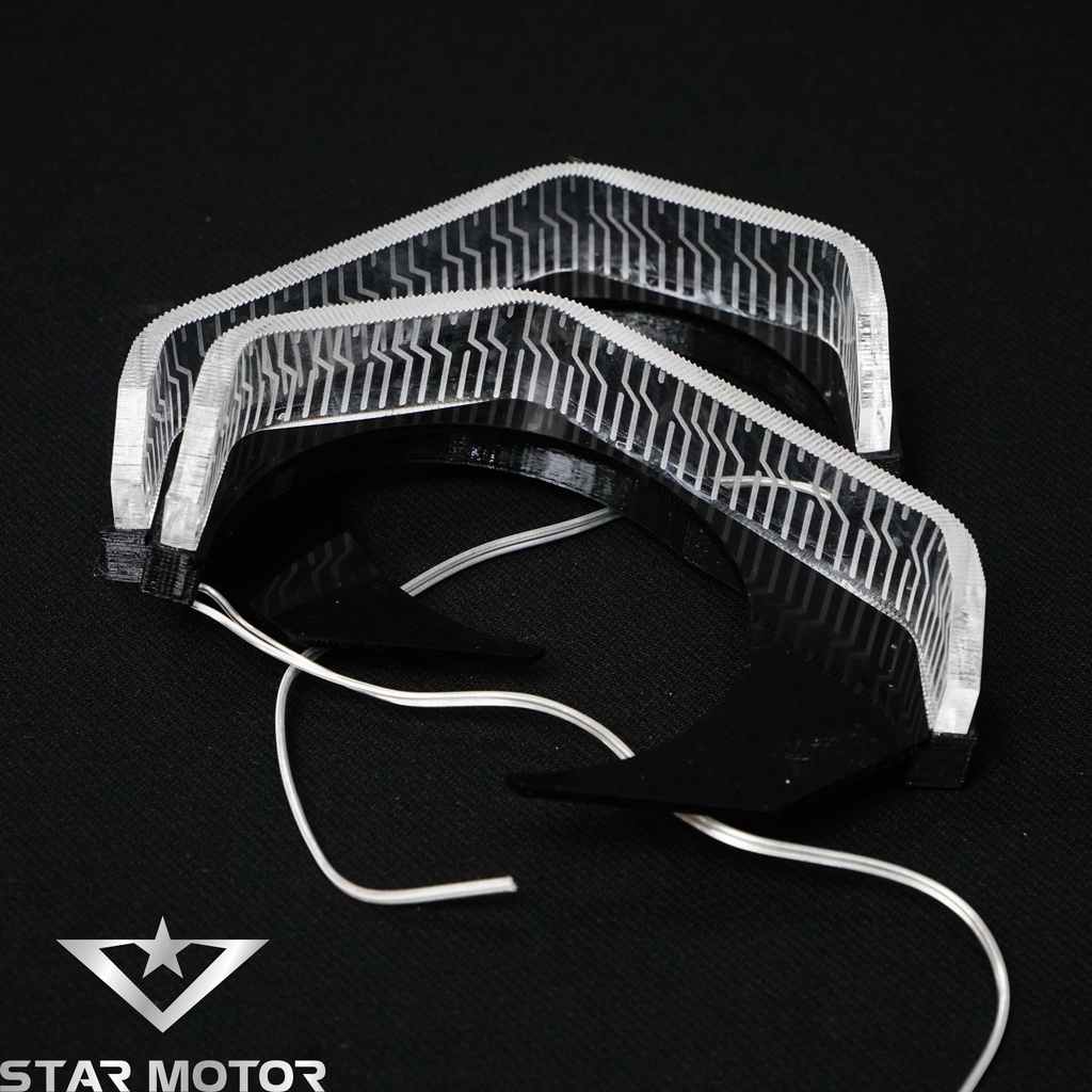 LED 3D BMW trang trí bi cầu 3.0 dành cho các dòng xe AB, SH, EX, WINNER
