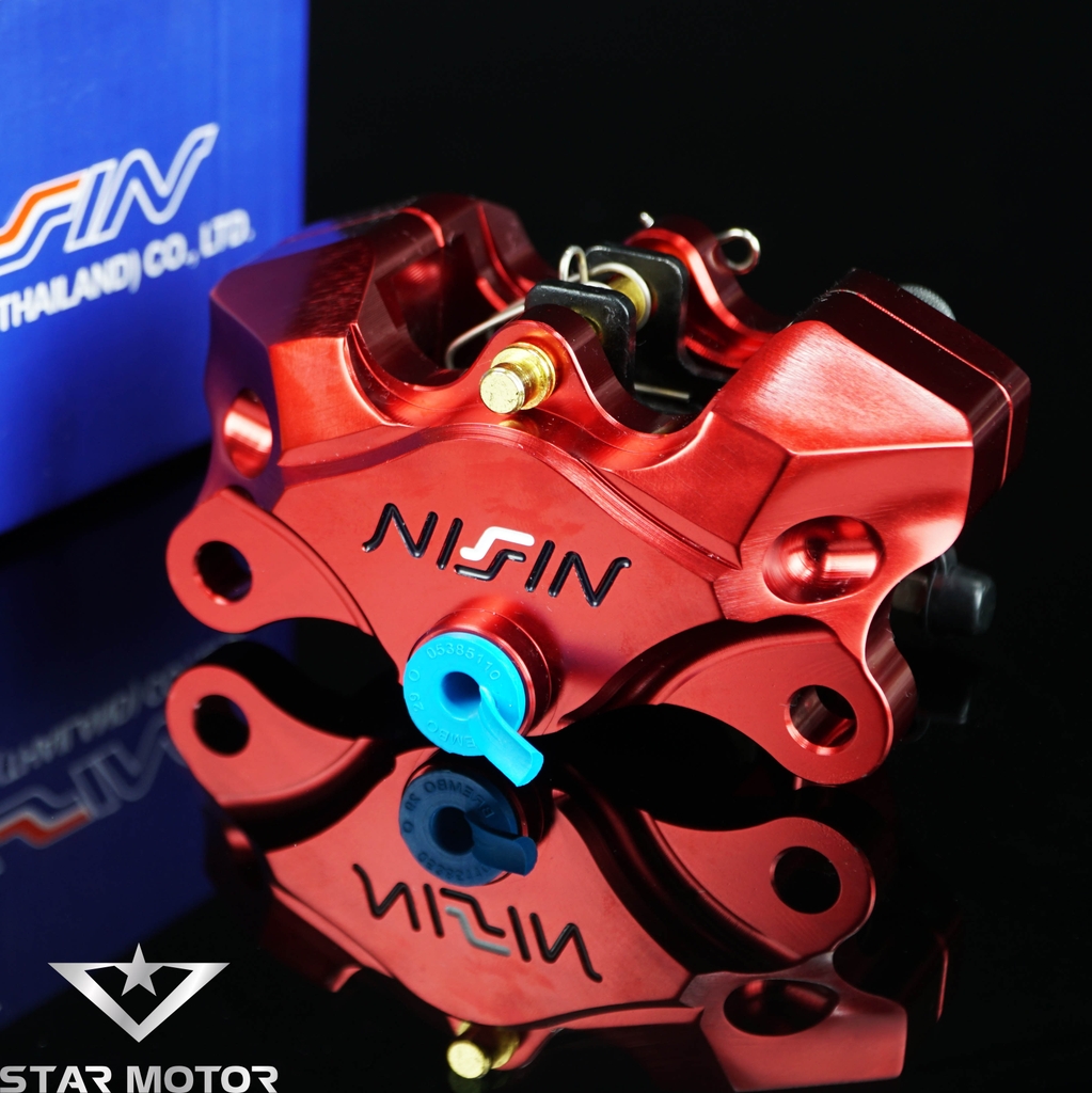 Heo dầu Nissin Moto 2piston kèm pát gắn dành cho các dòng xe