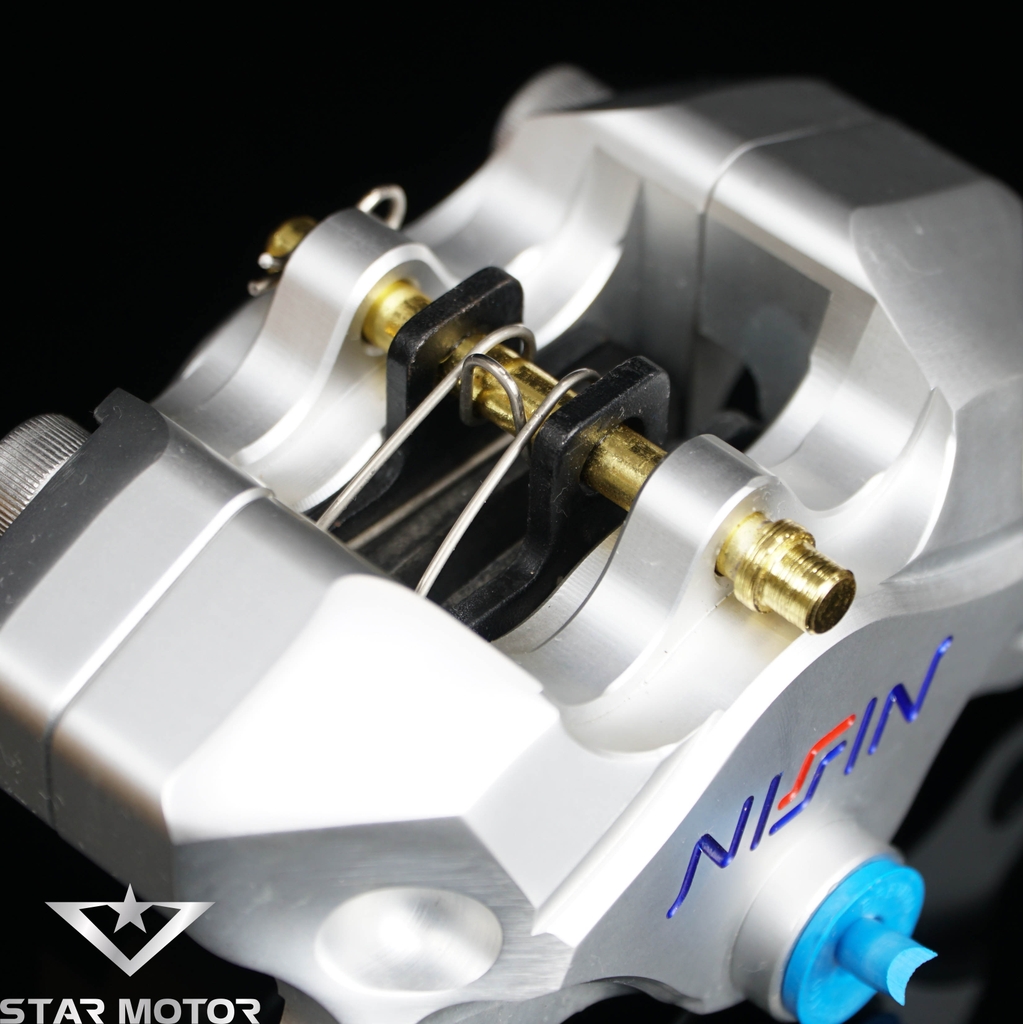 Heo dầu Nissin Moto 2piston kèm pát gắn dành cho các dòng xe