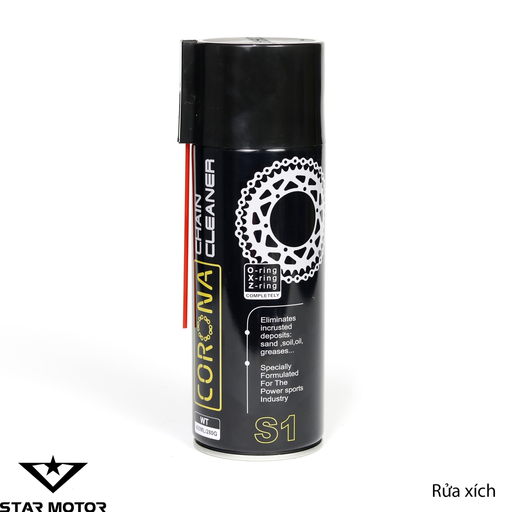 Dưỡng + rửa xích CORONA hàng chính hãng X1R