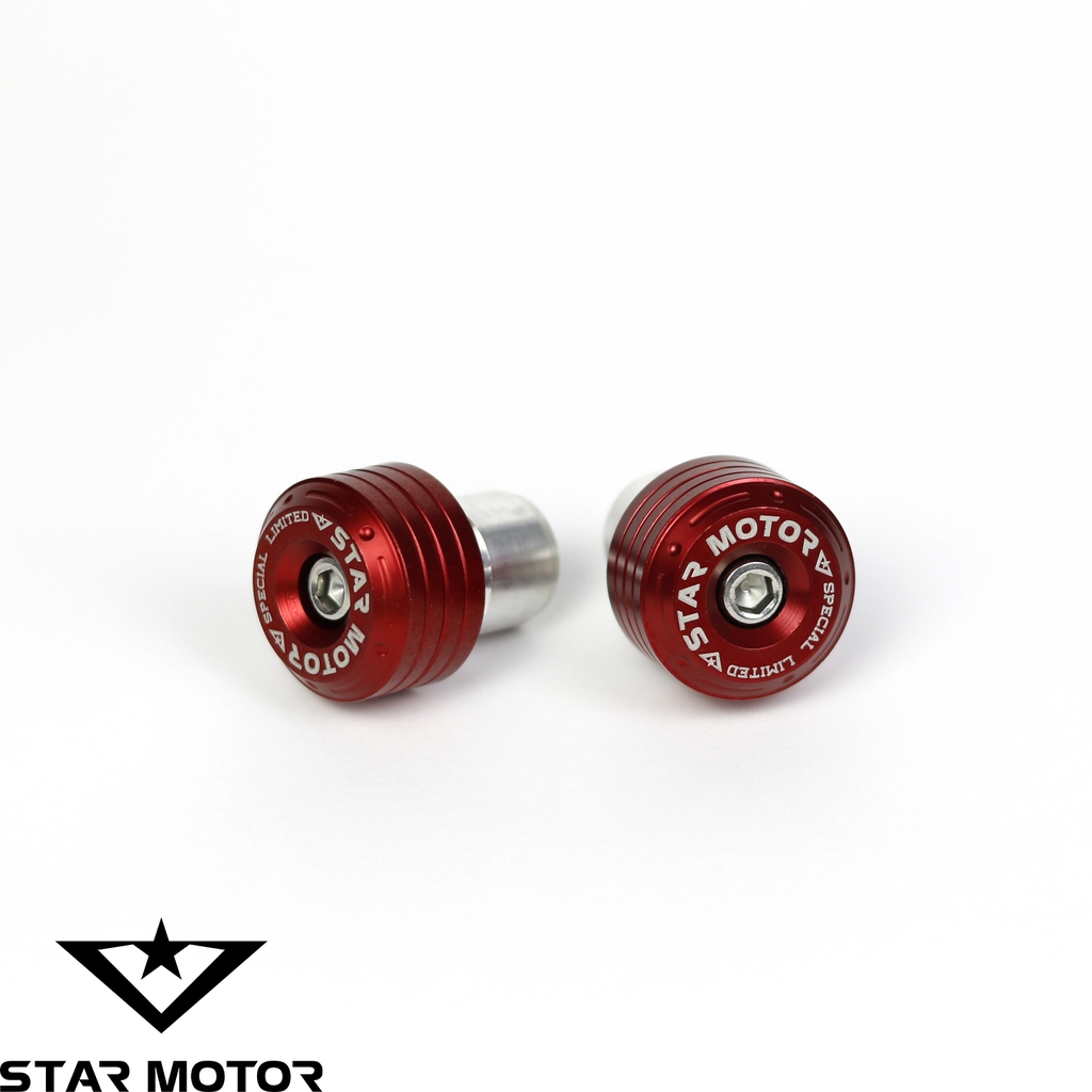 Gù tay lái nhôm Star Motor đi kèm căn nhôm + ốc inox