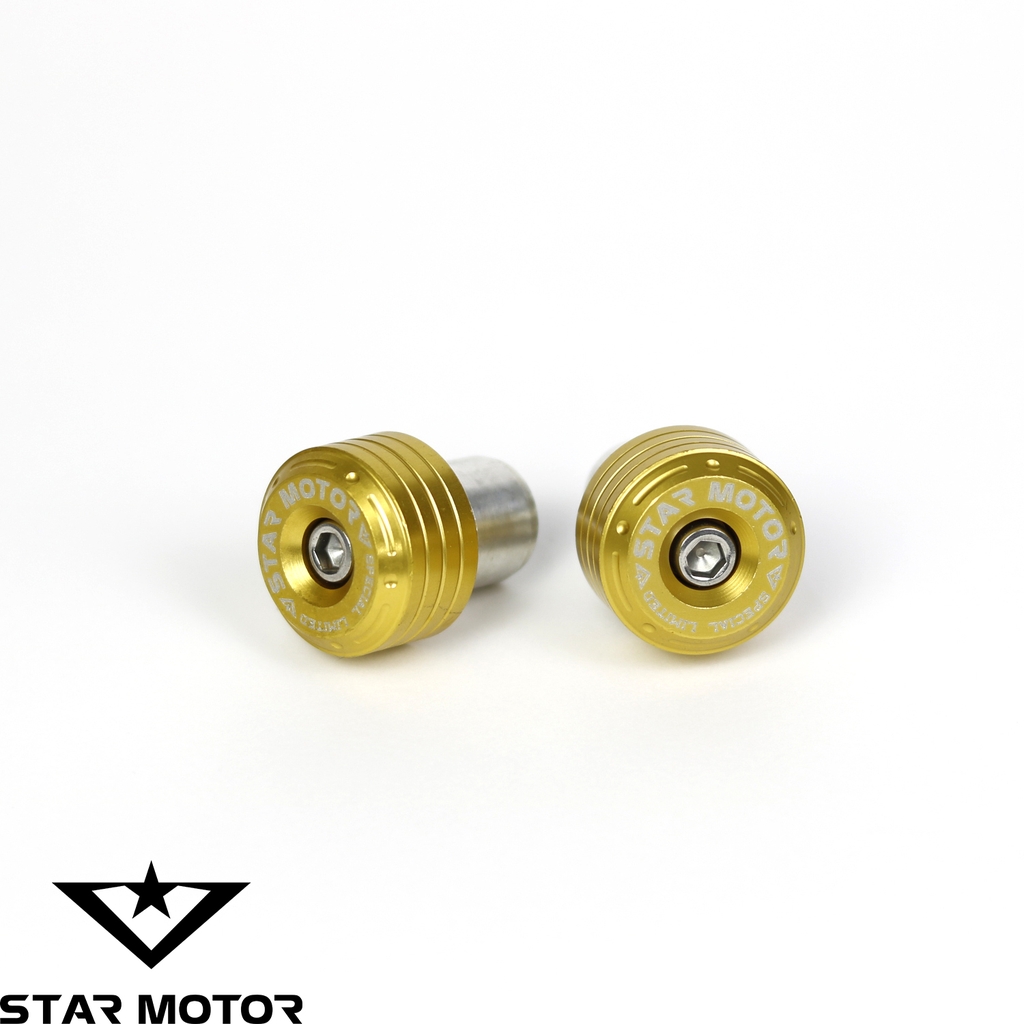 Gù tay lái nhôm Star Motor đi kèm căn nhôm + ốc inox