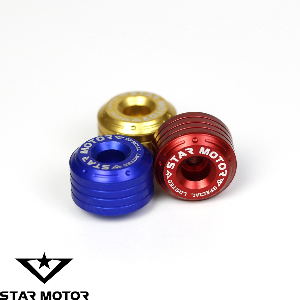 Gù tay lái nhôm Star Motor đi kèm căn nhôm + ốc inox