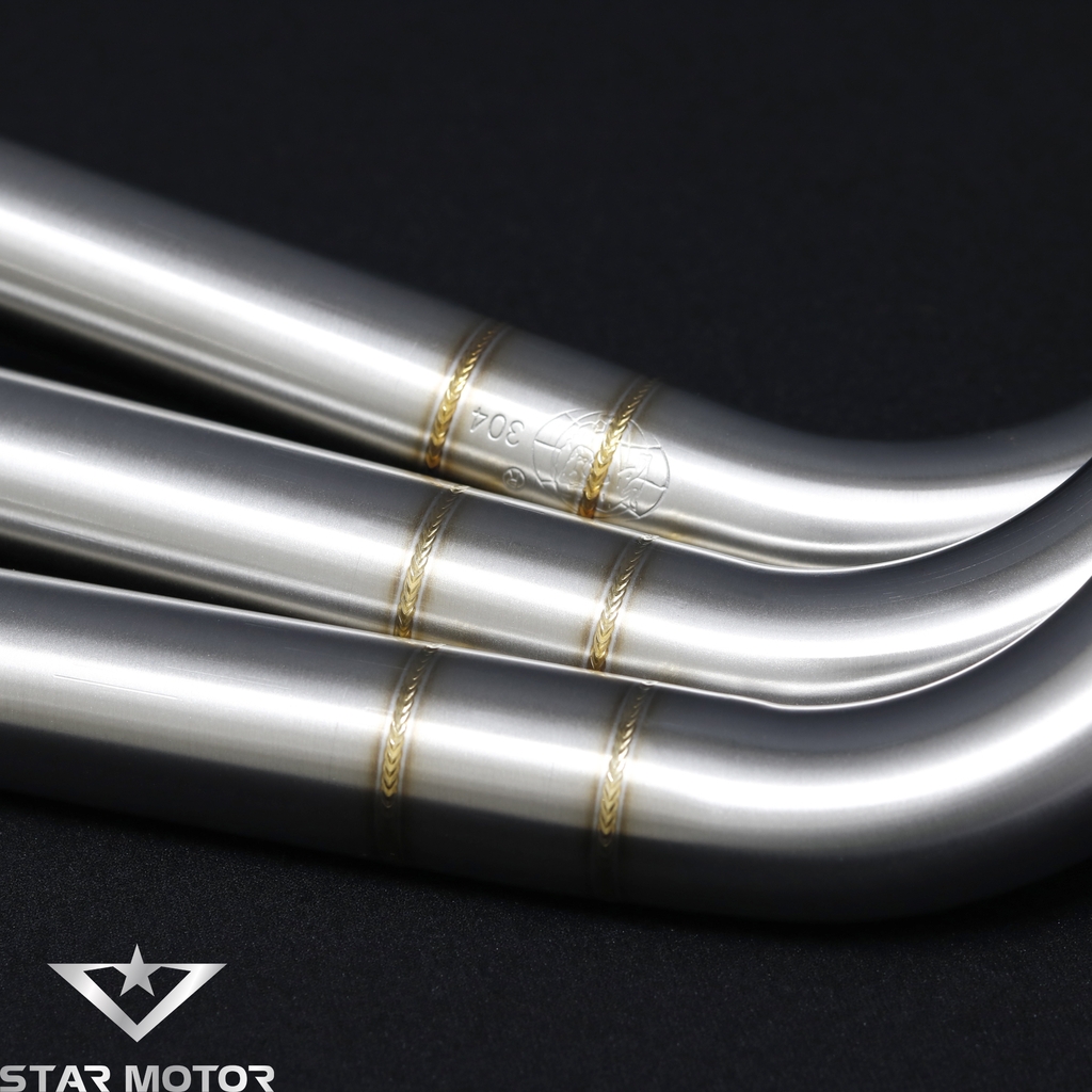 Cổ pô xe SH gắn pô zin chất liệu inox 304 tặng kèm khâu nối