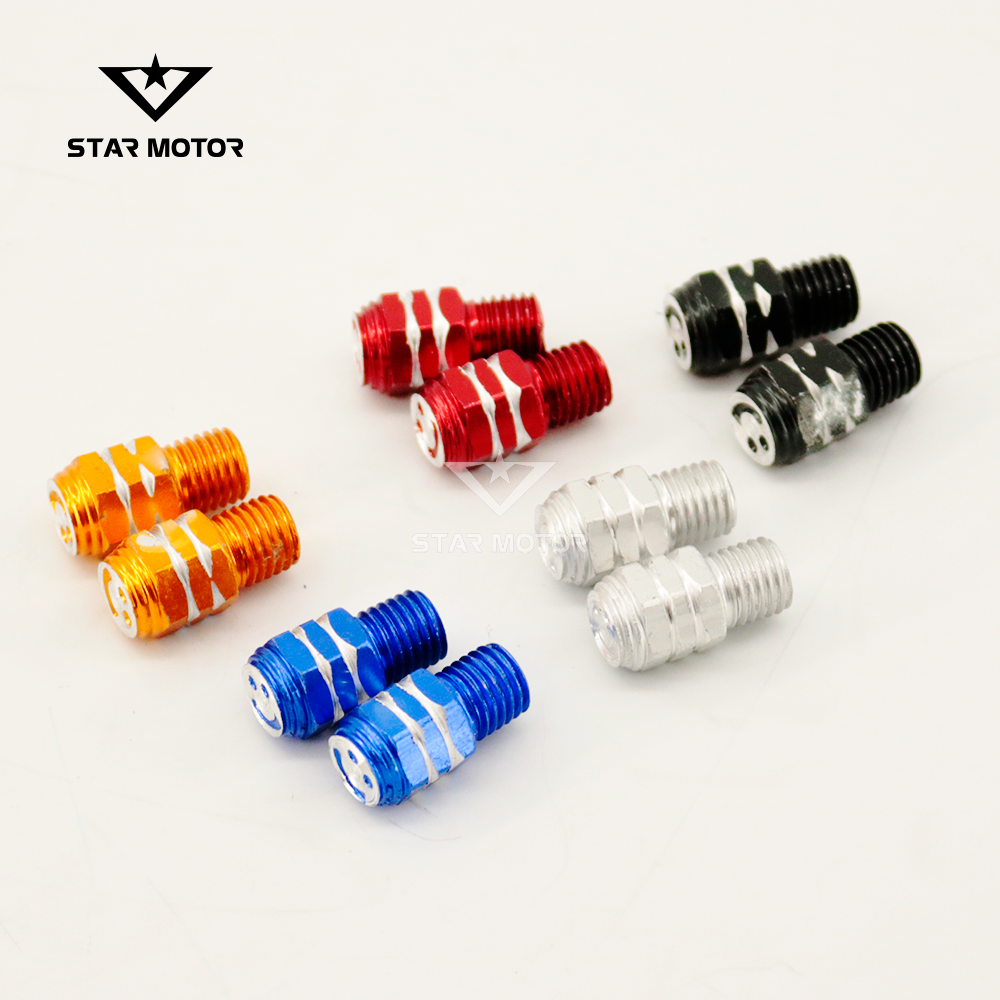 Ốc Chân Gương CNC Mặt Cười  Đủ Màu Hợp Kim Siêu Đẹp