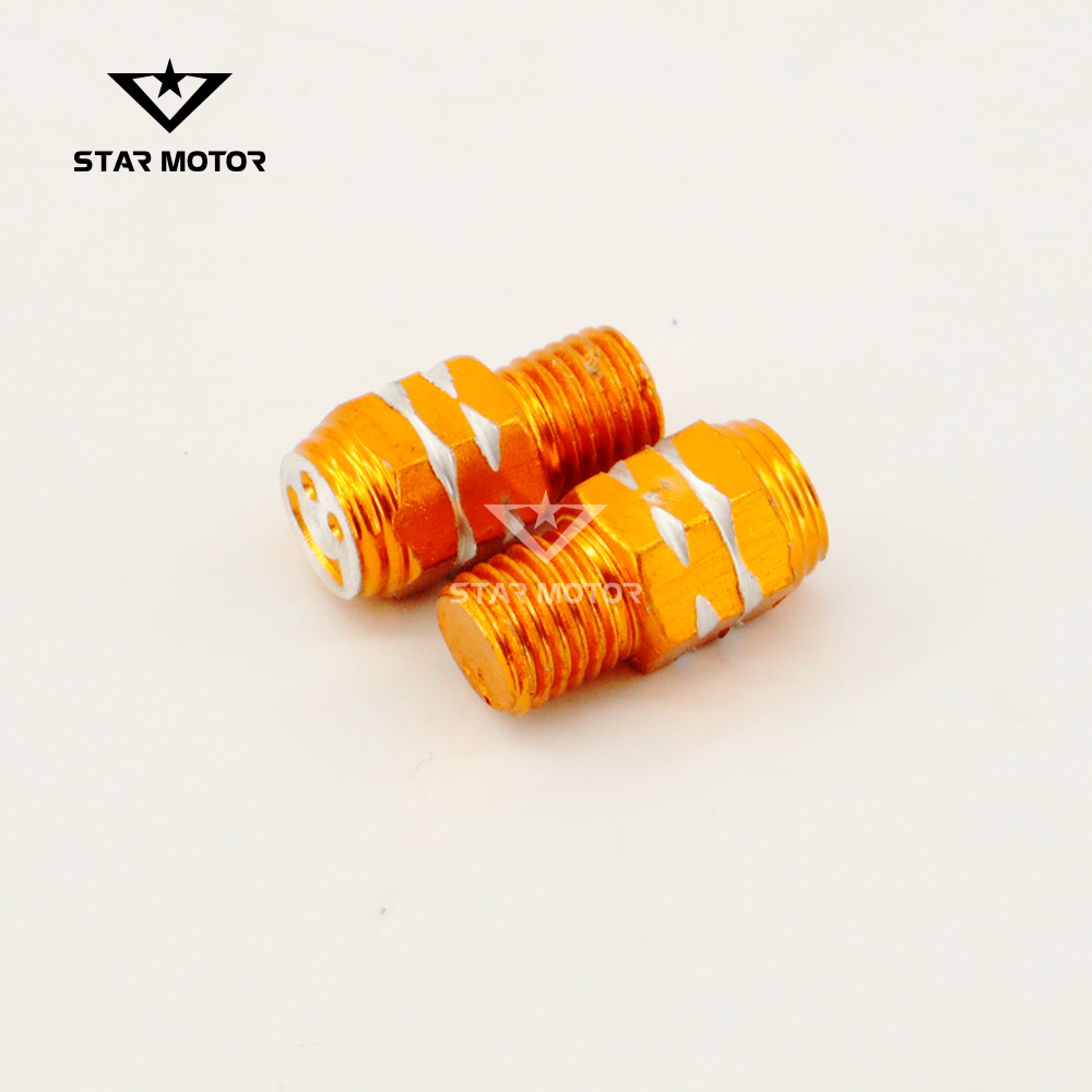 Ốc Chân Gương CNC Mặt Cười  Đủ Màu Hợp Kim Siêu Đẹp