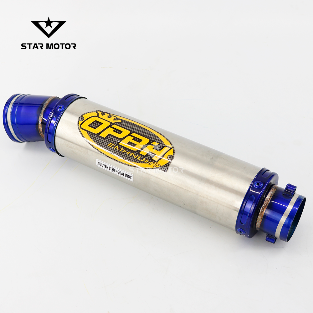 Pô độ OPBH Inox giá rẻ kèm full phụ kiện gắn mọi dòng xe