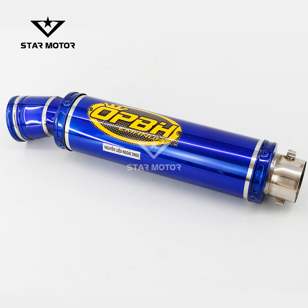 Pô độ OPBH Inox giá rẻ kèm full phụ kiện gắn mọi dòng xe