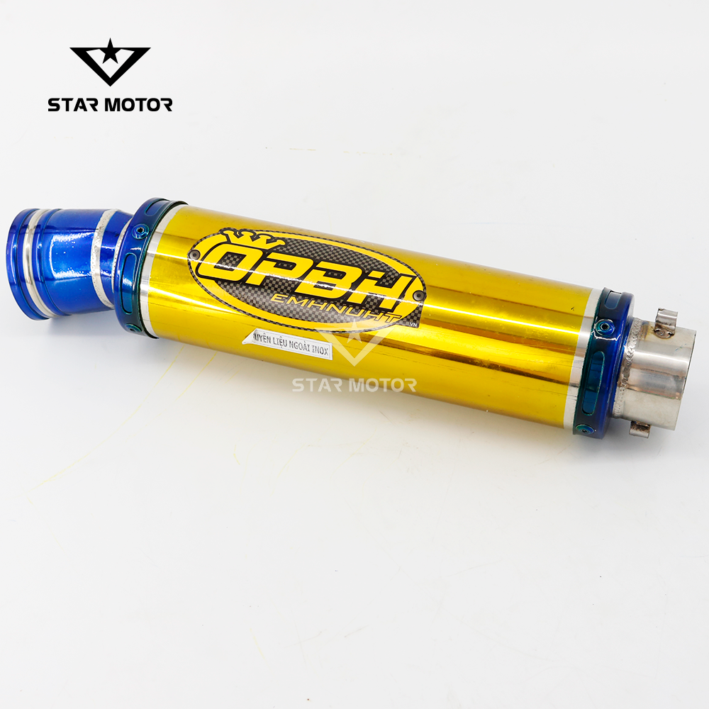 Pô độ OPBH Inox giá rẻ kèm full phụ kiện gắn mọi dòng xe