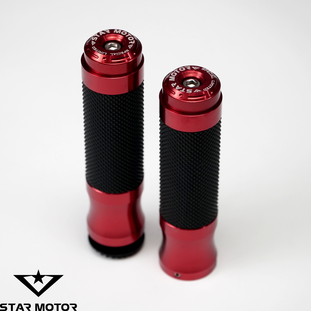 Gù tay lái nhôm Star Motor đi kèm căn nhôm + ốc inox