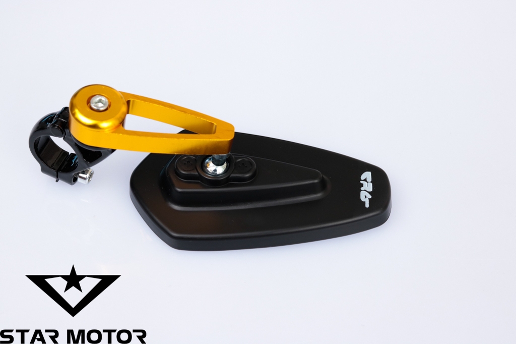 Gương - kiếng gù chân gương CRG V1 nhôm CNC lắp chân gương các dòng xe mặt kính xanh chống loá