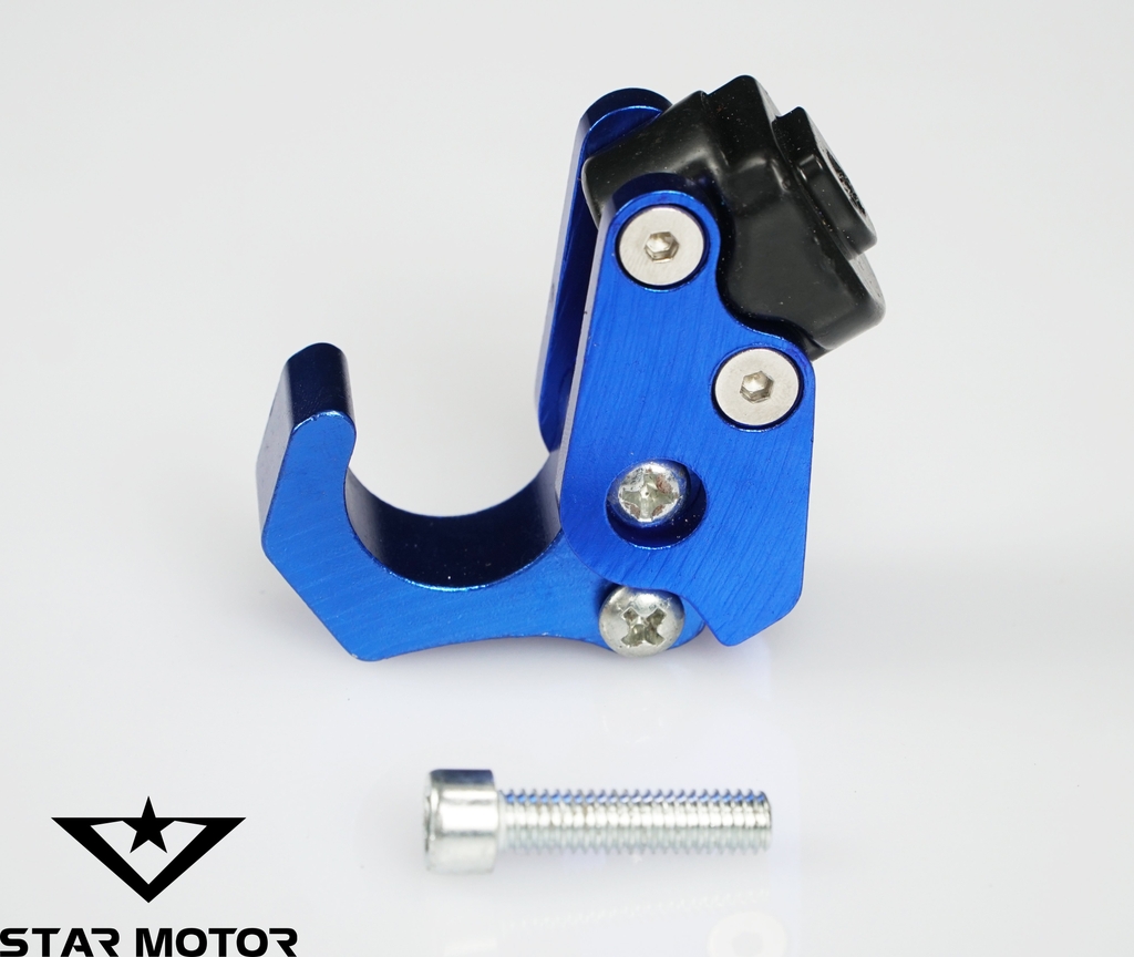 Móc treo đồ, móc Biker nhôm CNC phù hợp cho mọi dòng xe - có thể gập gọn