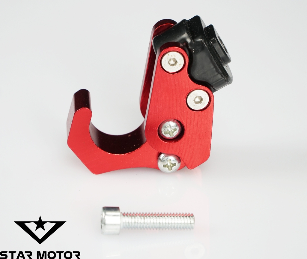 Móc treo đồ, móc Biker nhôm CNC phù hợp cho mọi dòng xe - có thể gập gọn