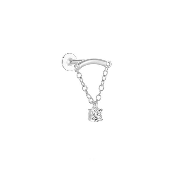 ok365 Hidden Helix họa tiết đá tròn Titanium - 1.2*8mm