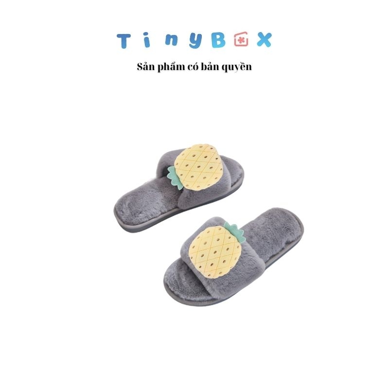 Dép lông trái thơm