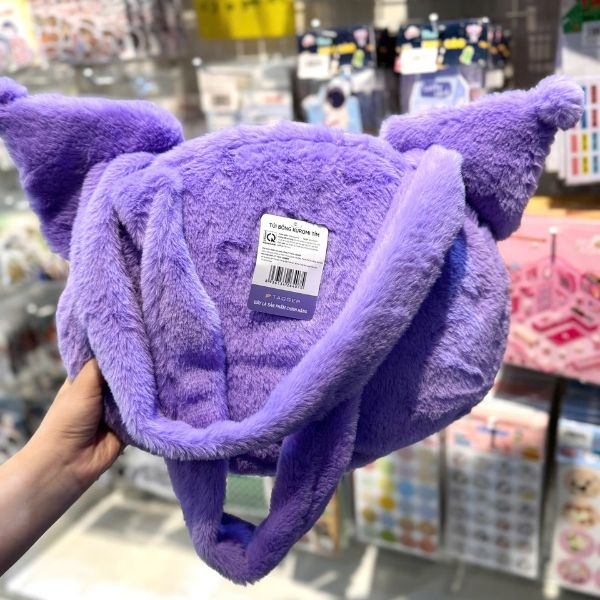 Túi bông Kuromi tím