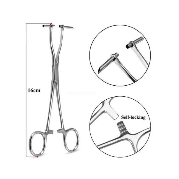 Dụng cụ xỏ khuyên (đầy đủ kìm, kẹp)