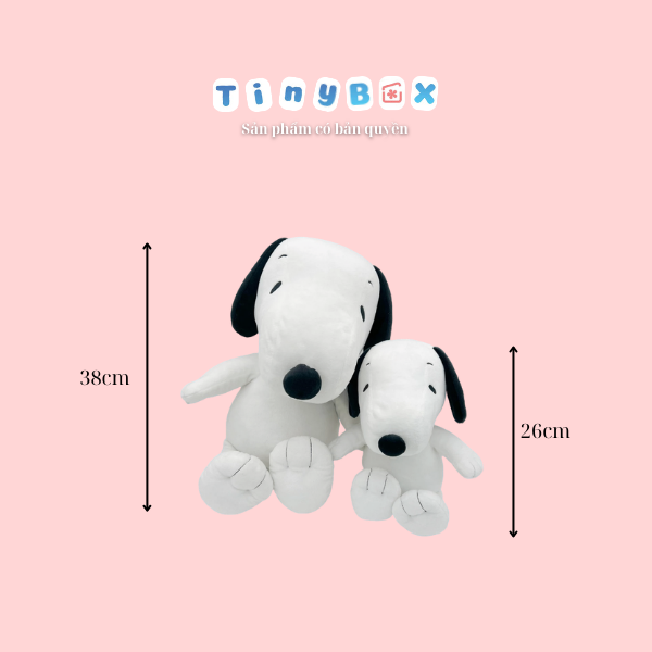 Gấu Bông Snoopy trắng - Nhỏ
