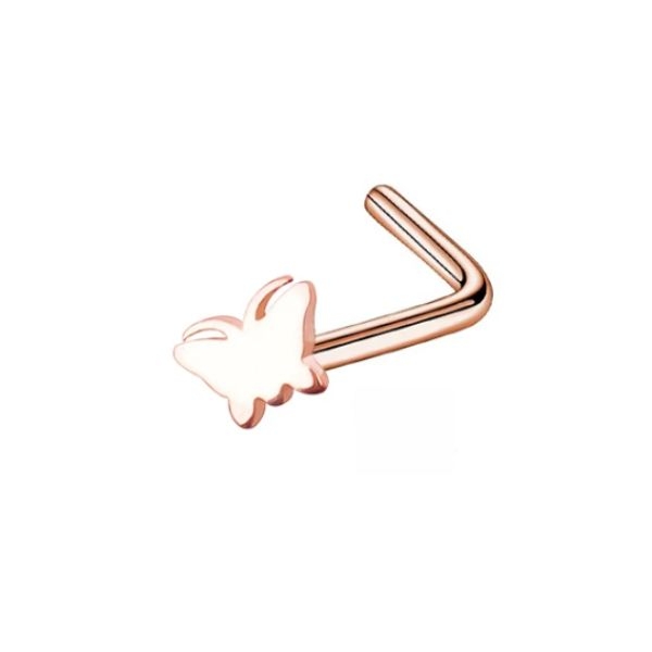Khuyên mũi - khuyên tai Tragus hình con bướm