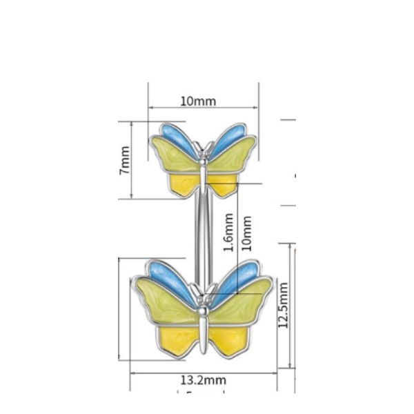 Khuyên rốn basic hình con bướm - Hàng chất lượng cao
