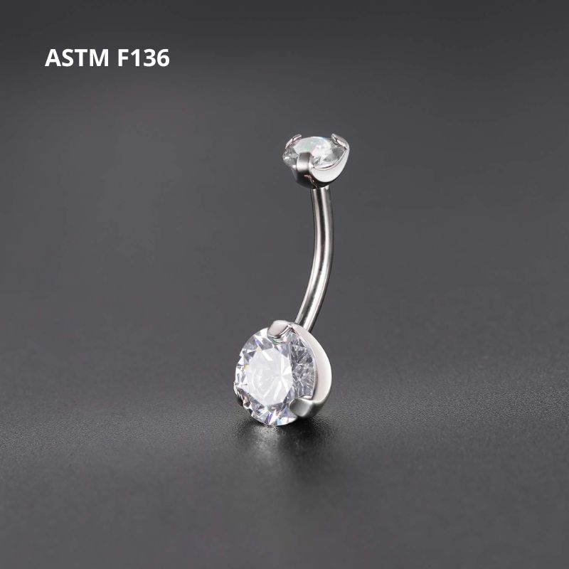 ok365vip đá tròn CZ 3 chấu - 3 màu - Titanium