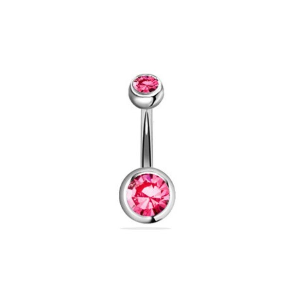 Khuyên rốn đính đá RUBY BLINK - 20 màu