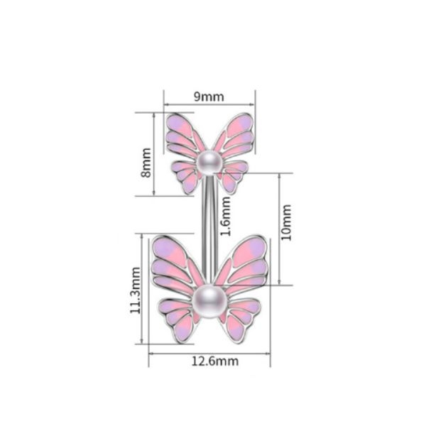 Khuyên rốn hình cánh bướm cá tính - Hàng chất lượng cao