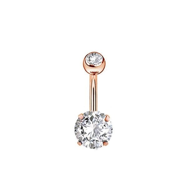 Khuyên rốn đính đá RUBY BLINK - 20 màu