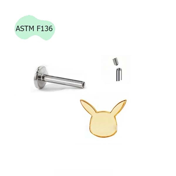 Khuyên tai Pikachu hoạt hình dễ thương - TITANIUM