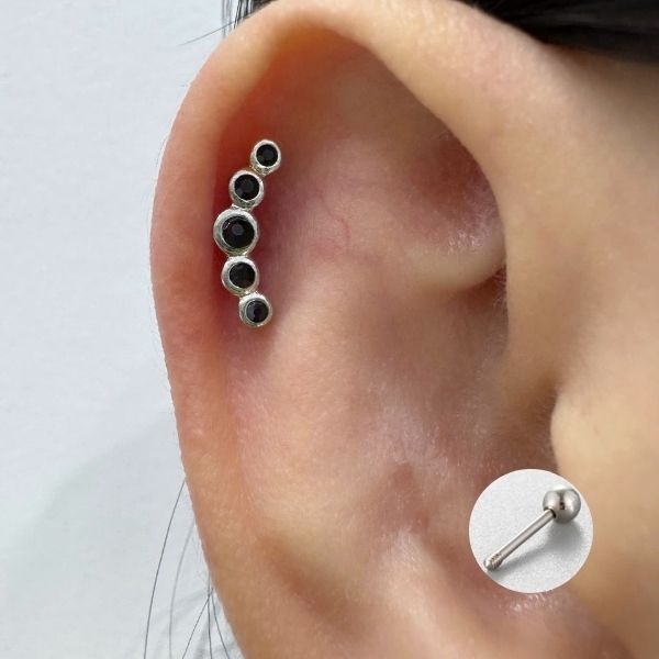 Khuyên tai ngọc Peridot thời trang 6 màu - Khuyên tai đẹp