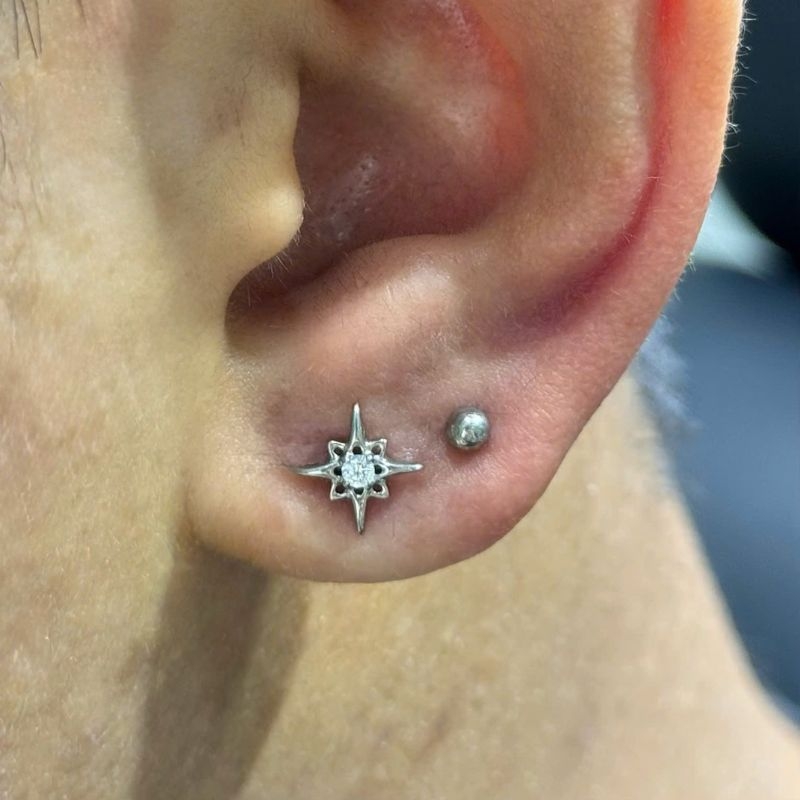 Titanium / ok365 Sao Trắng Basic 1.2*8mm