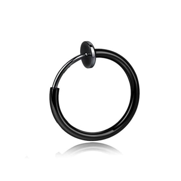 Khuyên tai tròn Unisex không xỏ