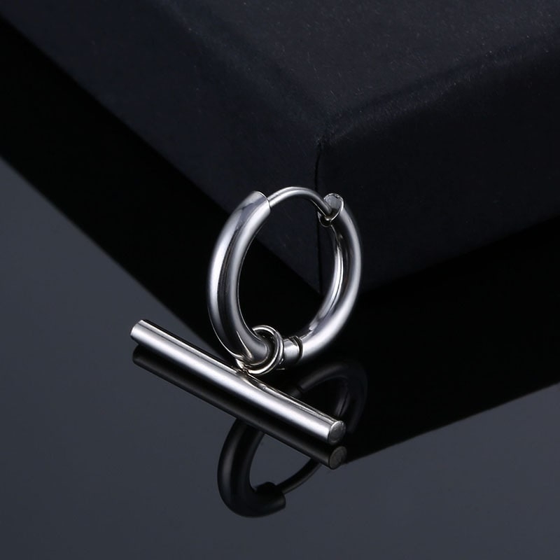 Khuyên tai tròn Unisex OT 2 màu cơ bản