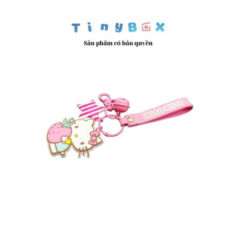 Móc khóa cao su Hello Kitty