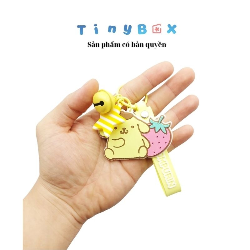 Móc khóa cao su Pompompurin chính hãng