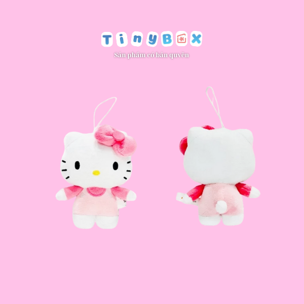 Móc khóa thú bông Hello Kitty