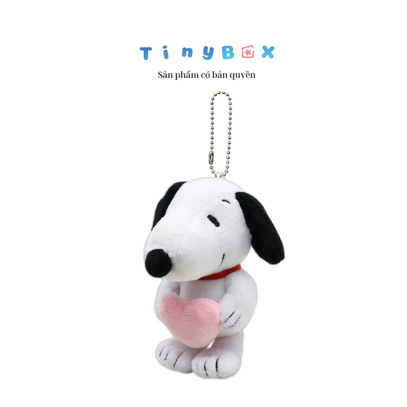 Móc Khóa Snoopy Trái tim