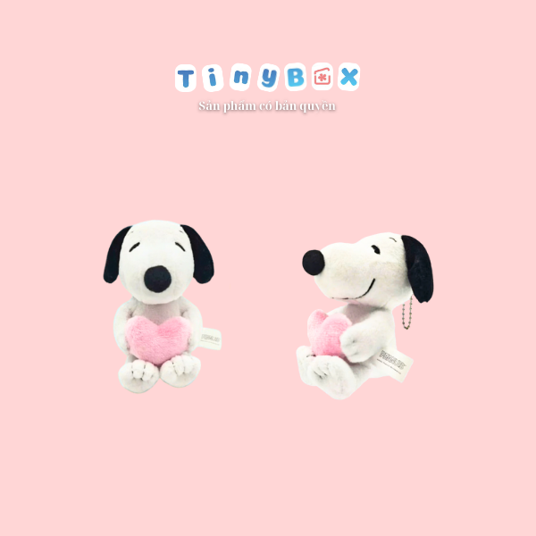 Móc Khóa Snoopy Trái tim