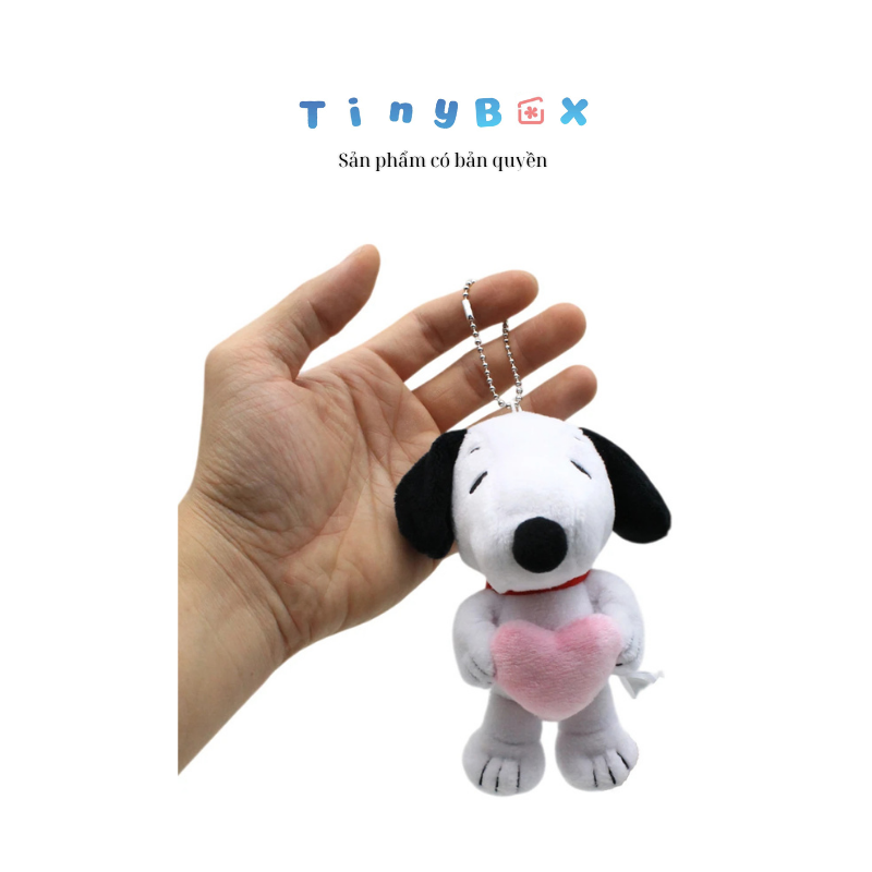 Móc Khóa Snoopy Trái tim