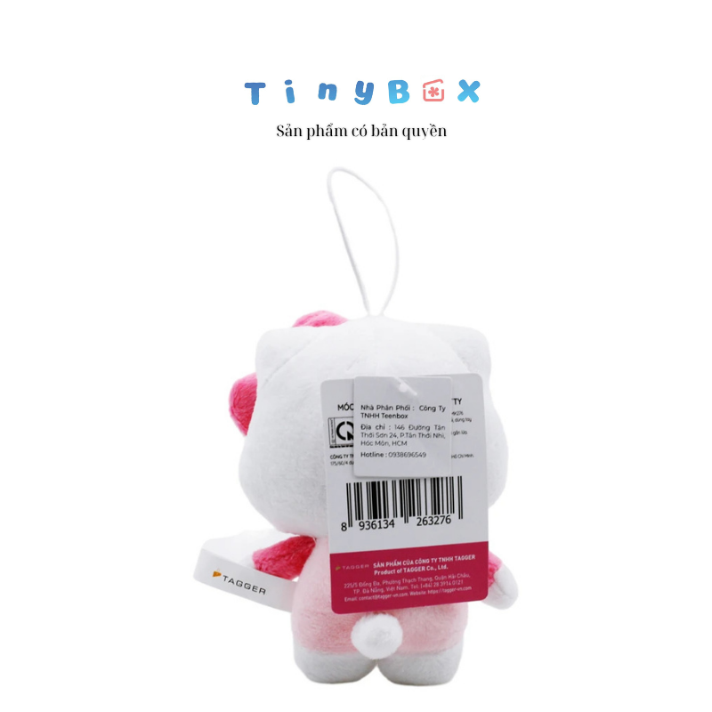 Móc khóa thú bông Hello Kitty