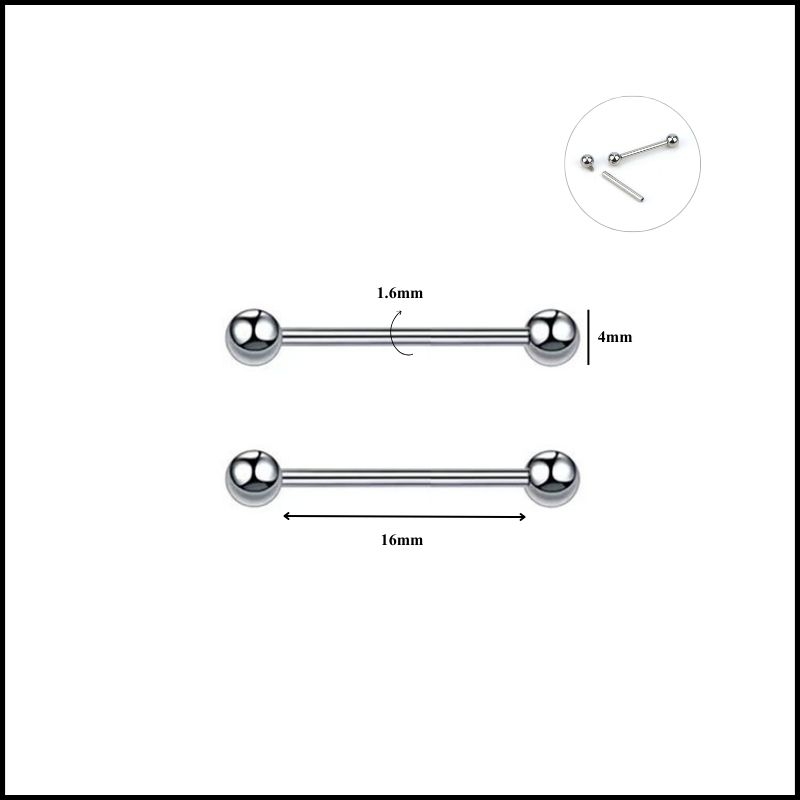 ok365m đeo lưỡi - Titanium basic