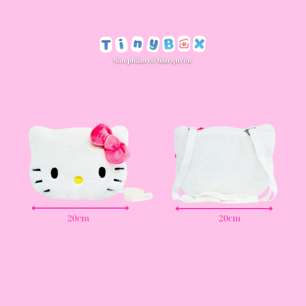 Túi bông mặt Hello Kitty