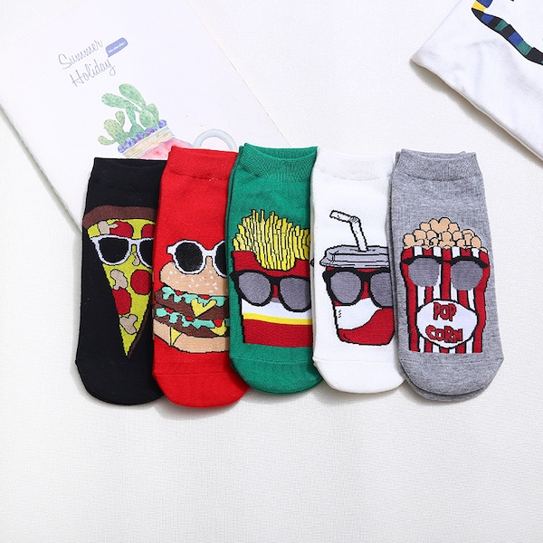 Vớ unisex cổ ngắn in hình COCA COLA - Siêu rẻ