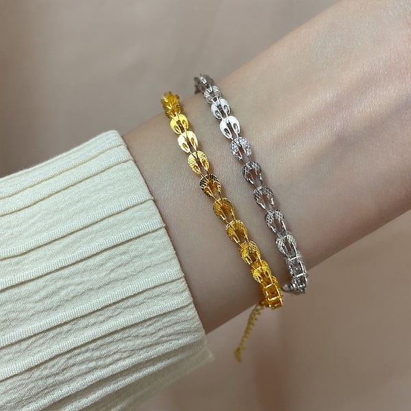 Vòng tay đuôi phụng E N D A lấp lánh - Trang sức giá rẻ